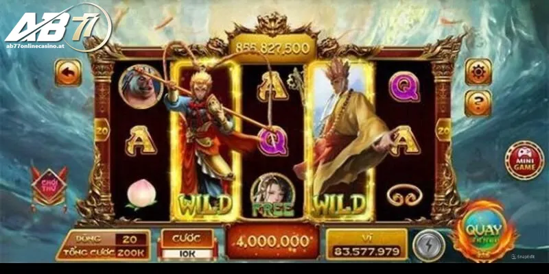 Khám phá các tính năng thưởng hấp dẫn trong game slots Tây Du Ký AB77