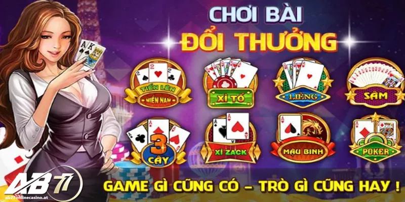 Những sản phẩm game hot hit khó cưỡng có mặt tại Casino AB77